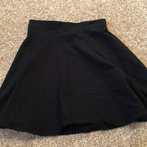 black skirt